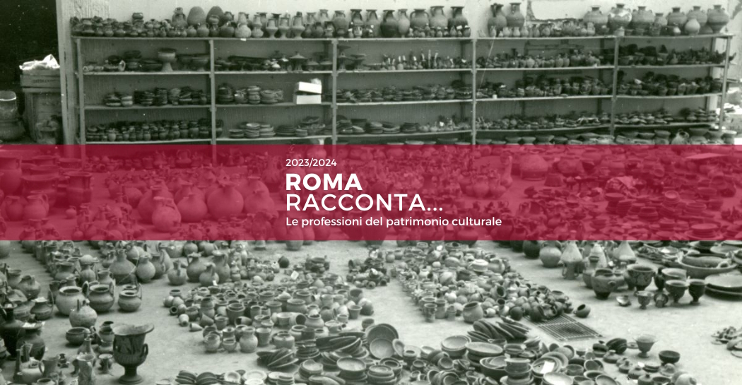 Saepinum, uno dei depositi dei reperti, gelatina bromuro d’argento, 1950-1955, Museo di Roma, inv. AF 15560 Saepinum, uno dei depositi dei reperti, gelatina bromuro d’argento, 1950-1955, Museo di Roma, inv. AF 15560