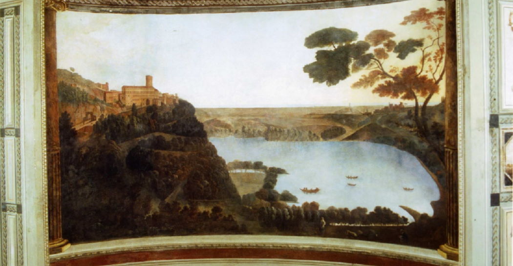 Liborio Coccetti, Veduta del lago di Nemi, ultimo quarto del XVIII secolo Roma, Museo di Roma