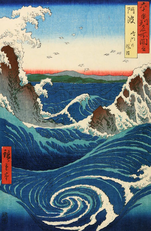 Utagawa Hiroshige_I gorghi di Naruto nella provincia di Awa Utagawa Hiroshige_I gorghi di Naruto nella provincia di Awa