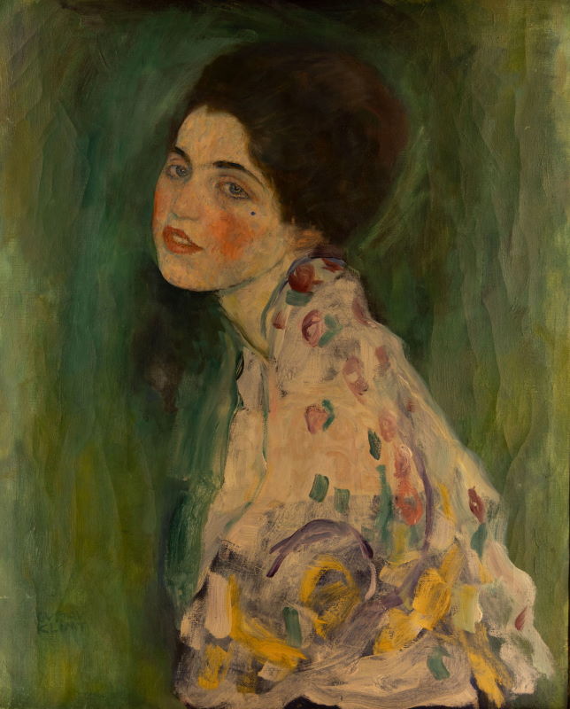 Allestimento Gustav Klimt: Ritratto di Signora Allestimento Gustav Klimt: Ritratto di Signora