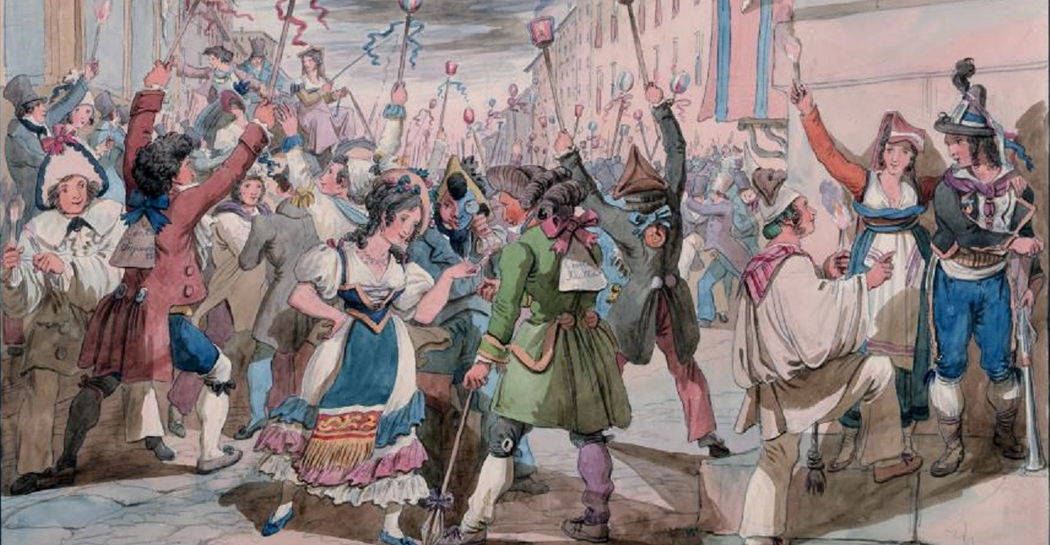 Achille Pinelli, Ultima sera carnevale, Museo di Roma, 1833 Achille Pinelli, Ultima sera carnevale, Museo di Roma, 1833