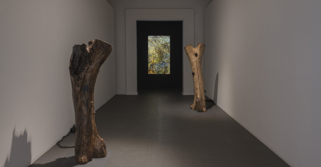 Quotidiana – Paesaggio, Primitivo. Roberto Pugliese, Quayola, a cura di Valentino Catricalà, Museo  di Roma, 23/09 – 19/11/2023, veduta della mostra, courtesy Fondazione La Quadriennale di Roma,  foto Carlo Romano