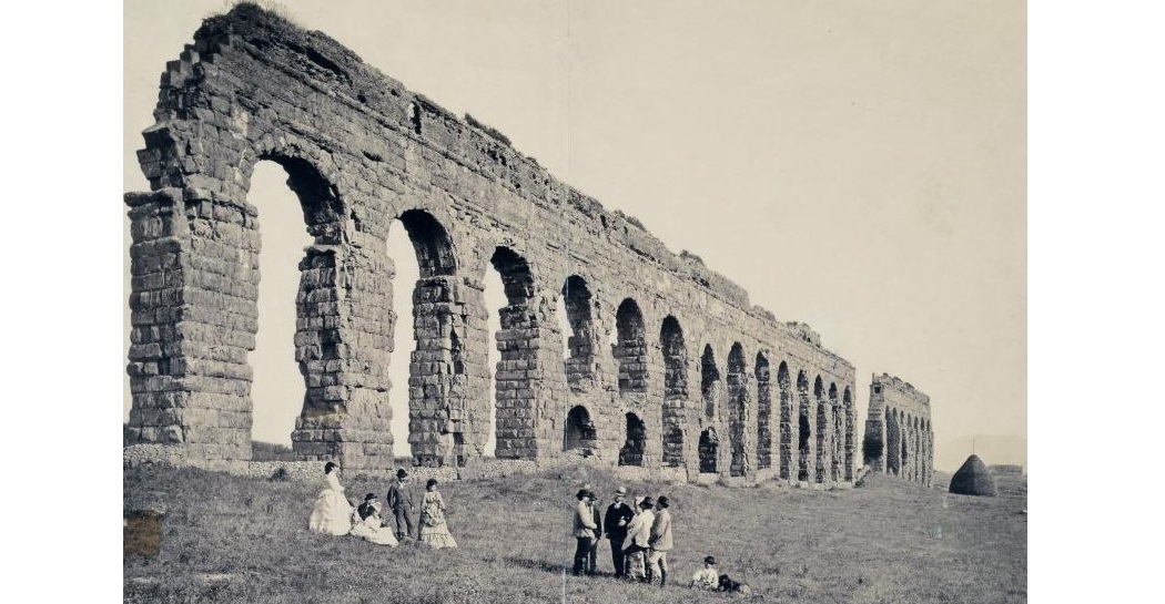 Pompeo Molins (1827-1900 ca.) Rovine dell’acquedotto Claudio, 1868 ca. stampa all’albumina, AF 3316 Pompeo Molins (1827-1900 ca.) Rovine dell’acquedotto Claudio, 1868 ca. stampa all’albumina, AF 3316