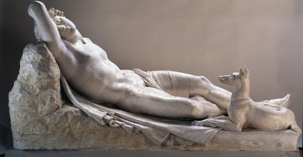 Anonio Canova (1757-1822) Endimione dormiente, 1819 Gesso, 183x85x95 cm Possagno, Gypsotheca e Museo Antonio Canova 2019, Possagno (TV), Fondazione Canova onlus - Gypsotheca e Museo Antonio Canova | Archivio Fotografico internoFoto di Lino Zanesco 