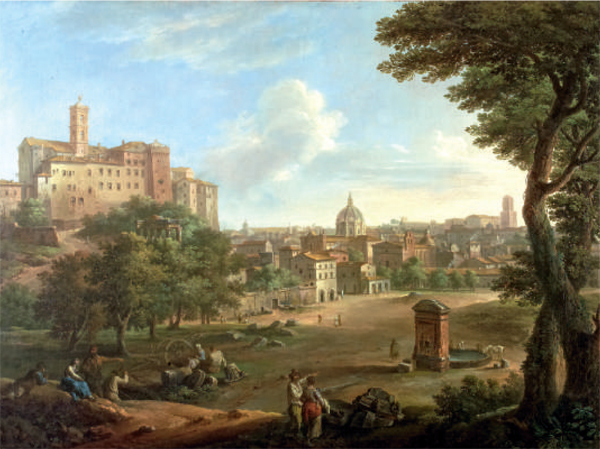 Veduta del Campidoglio e di Campo Vaccino Veduta del Campidoglio e di Campo Vaccino
