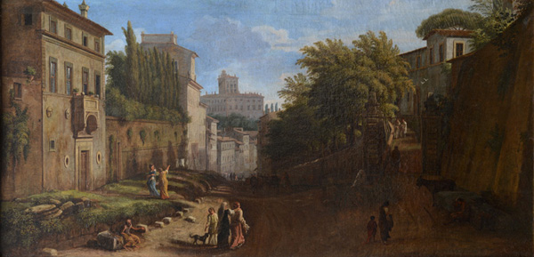 Gaspar van Wittel (Amersfoort 1652 – Roma 1736) Via di Porta Pinciana Gaspar van Wittel (Amersfoort 1652 – Roma 1736) Via di Porta Pinciana
