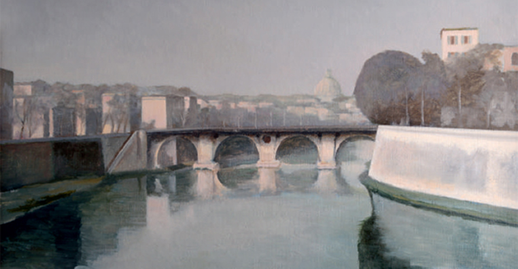 Mattino a ponte Sisto, Francesco Trombadori, 1955 circa