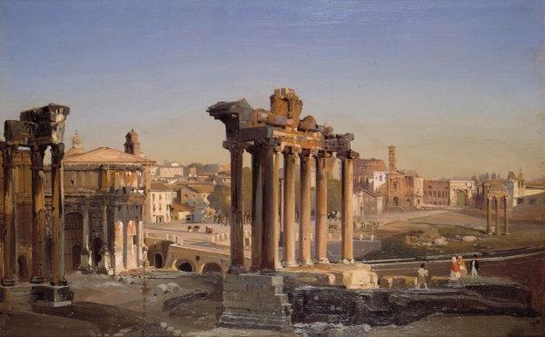 Ippolito Caffi (1809-1866) Il Foro Romano