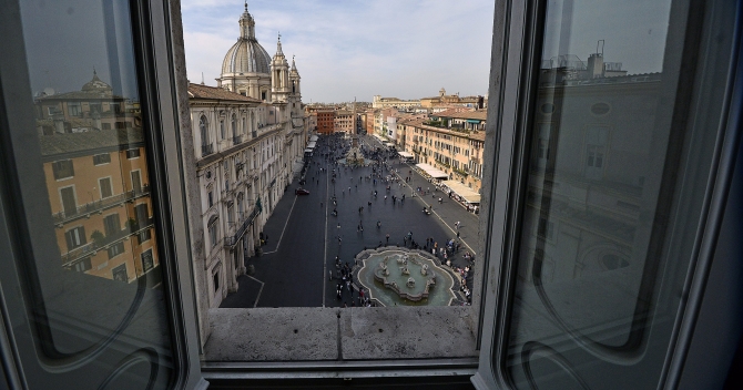 Veduta su Piazza Navona © Mimmo Frassineti Veduta su Piazza Navona © Mimmo Frassineti