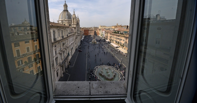 Veduta su Piazza Navona © Mimmo Frassineti