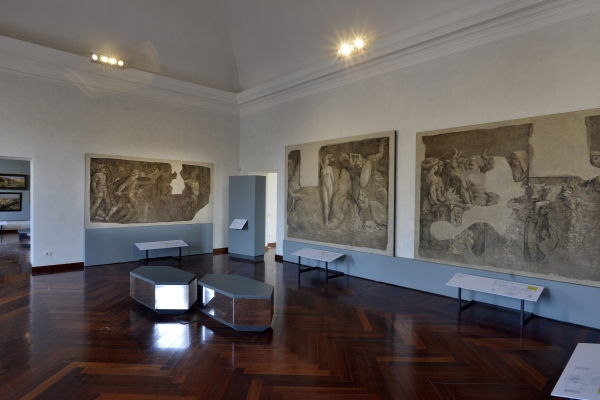 Piano III - sala 18 "Affreschi staccati dal demolito Casino del Bufalo, in via del Tritone" ©Mimmo Frassineti Piano III - sala 18 "Affreschi staccati dal demolito Casino del Bufalo, in via del Tritone" ©Mimmo Frassineti