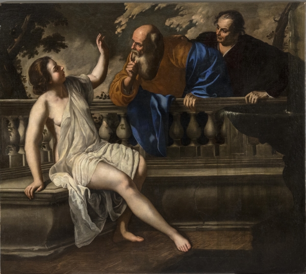 Artemisia Gentileschi, Onofrio Palumbo, Susanna e i vecchioni, 1652 Bologna, Collezioni della Pinacoteca Nazionale, Polo Museale dell’Emilia Romagna Artemisia Gentileschi, Onofrio Palumbo, Susanna e i vecchioni, 1652 Bologna, Collezioni della Pinacoteca Nazionale, Polo Museale dell’Emilia Romagna