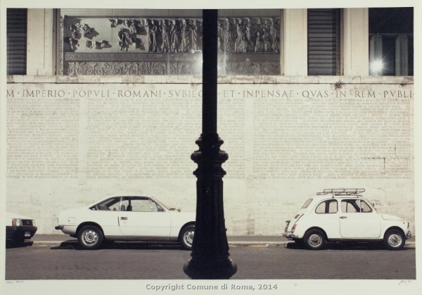 Luigi Ghirri Ara Pacis, 1990 Stampa cromogenica, AFM 111 Luigi Ghirri Ara Pacis, 1990 Stampa cromogenica, AFM 111