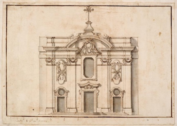 Lorenzo Possenti (Roma 1680/1690-1733) Progetti per la nuova chiesa di Sant’Andrea a Gallicano, 1731-1733 circa