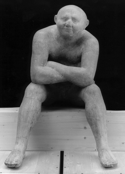 Grande lottatore, 1947, cemento Grande lottatore, 1947, cemento