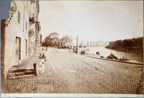 Pompeo Molins (1827 – 1900) L’antico porto di Ripetta prima della costruzione degli argini del Tevere 1860 – 1870 Pompeo Molins (1827 – 1900) L’antico porto di Ripetta prima della costruzione degli argini del Tevere 1860 – 1870