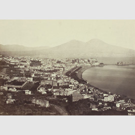 Giorgio Sommer ( attr.), Golfo di Napoli dal Vomero, 1865-70,albumina Giorgio Sommer ( attr.), Golfo di Napoli dal Vomero, 1865-70,albumina