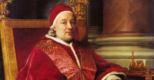 Anton Raphael Mengs, Ritratto di Clemente XIII (1758-1769), olio su tela, cm 155x111,5, Bologna, Pinacoteca Nazionale (inv. 196) Anton Raphael Mengs, Ritratto di Clemente XIII (1758-1769), olio su tela, cm 155x111,5, Bologna, Pinacoteca Nazionale (inv. 196)