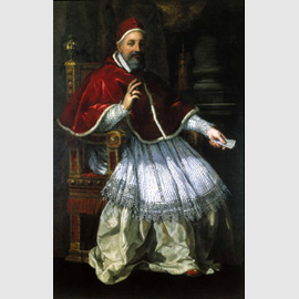Pietro da Cortona, Ritratto di Urbano VIII (1623-1644), olio su tela, cm 136x98, Roma, Pinacoteca Capitolina Pietro da Cortona, Ritratto di Urbano VIII (1623-1644), olio su tela, cm 136x98, Roma, Pinacoteca Capitolina