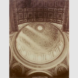 Fotografo non identificato, Interno della cupola di San Pietro, 1860 circa Fotografo non identificato, Interno della cupola di San Pietro, 1860 circa