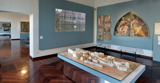 Piano III - Sala 17 "Demolizioni della Spina dei Borghi" © Mimmo Frassineti Piano III - Sala 17 "Demolizioni della Spina dei Borghi" © Mimmo Frassineti