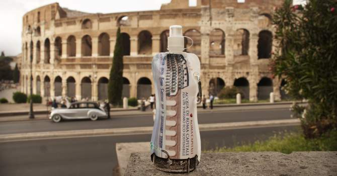 La borraccia ecologica di Roma Capitale - Photo Claudia Visconti