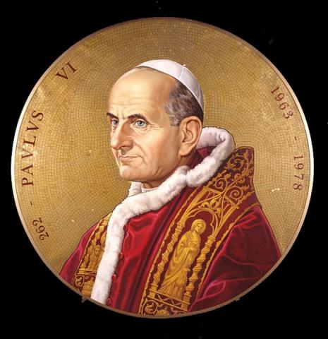 Fausto Conti, Ritratto di Papa Paolo VI, 1963 olio su tela Città del Vaticano, Fabbrica di San Pietro in Vaticano