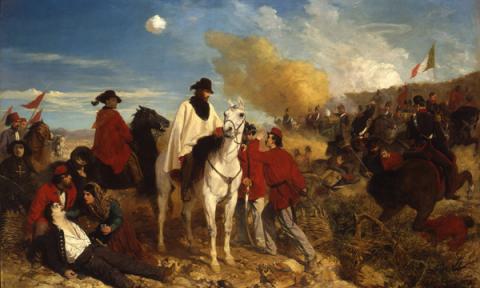 Garibaldi all’assedio di Roma del 1849