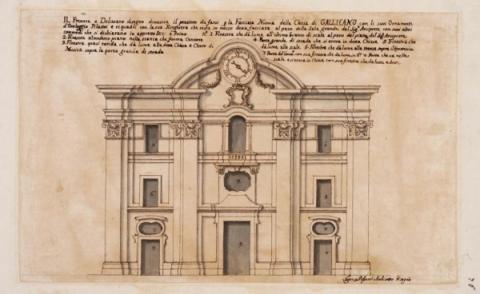 Lorenzo Possenti (Roma 1680/1690-1733) Progetti per la nuova chiesa di Sant’Andrea a Gallicano, 1731-1733 circa